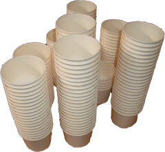 ice cream plastic cups