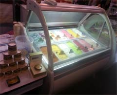 Display for ice cream