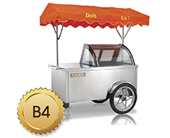 Sell more ice cream and gelato with an ice cream cart