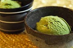 Green tea scoop